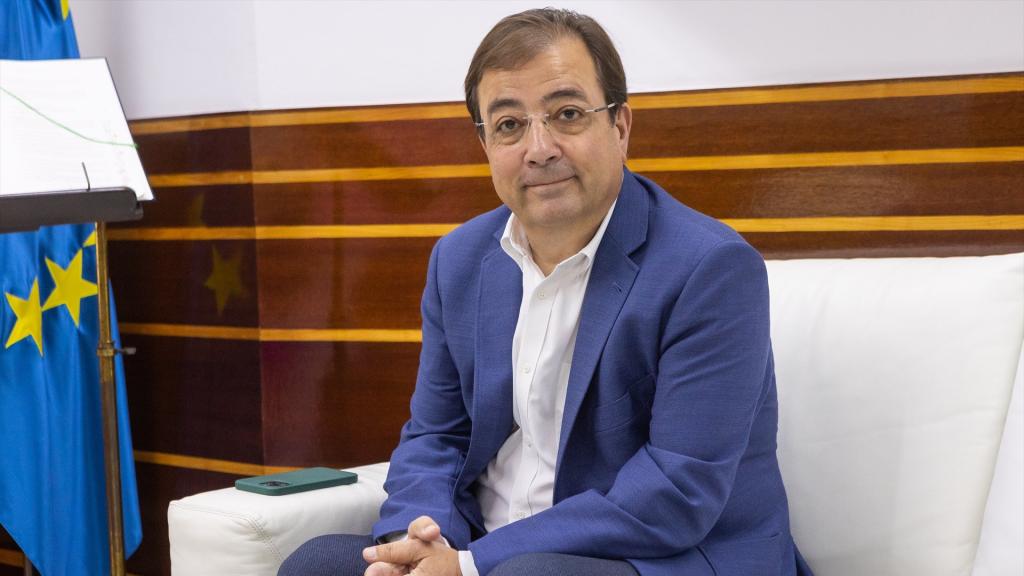 El presidente en funciones de la Junta de Extremadura y líder del PSOE, Guillermo Fernández Vara
