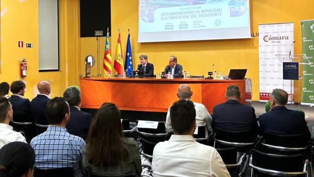 Iban Molina y Carlos Baño, en la jornada en el Marq de este jueves.