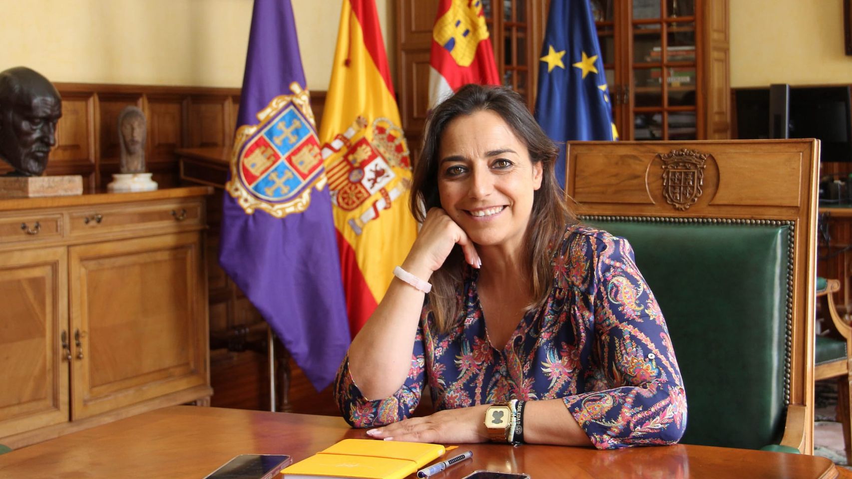 Miriam Andrés, alcaldesa de Palencia