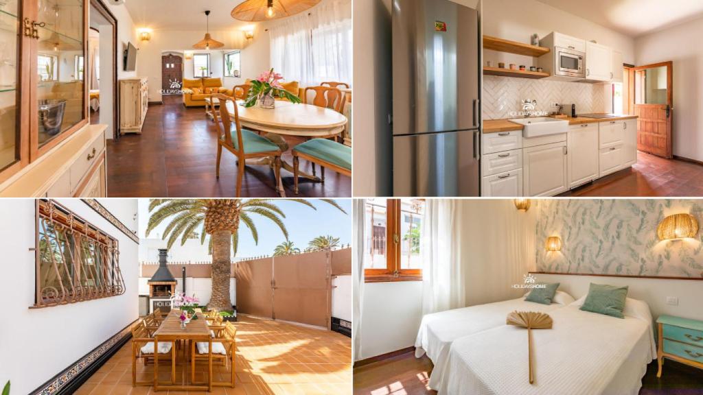 Diferentes estancias de la casa de María Patiño y Ricardo Rodríguez.