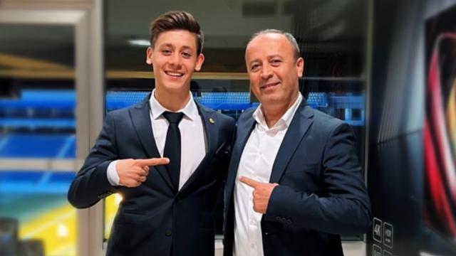 Arda Güler y su padre Ümit Güler