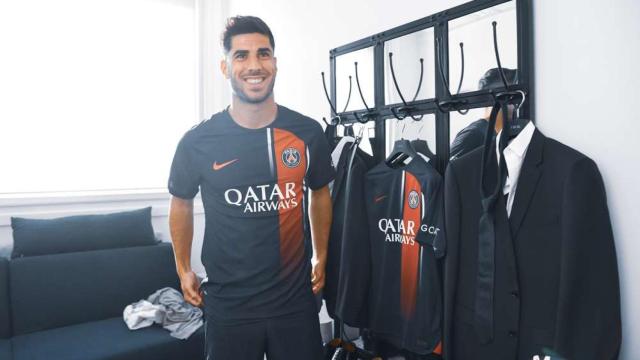 Marco Asensio, presentado con el PSG