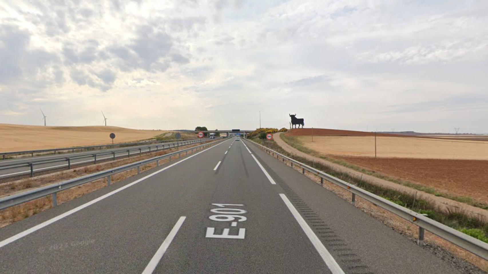 A-3 en Honrubia (Cuenca). Foto: Google Maps.