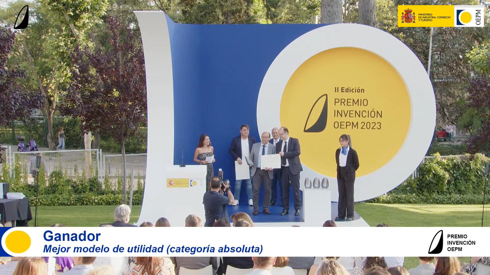 Ceremonia de entrega de los premios de la Oficina de Patentes y Marcas de España