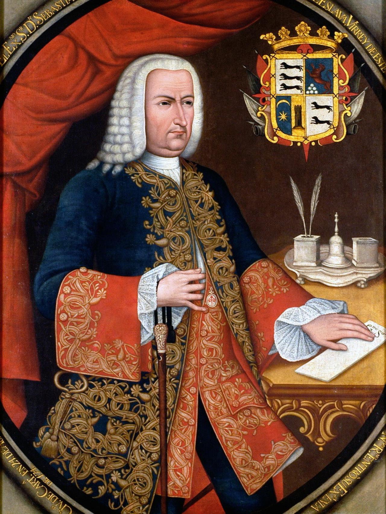 El virrey Sebastián de Eslava y Lazaga.