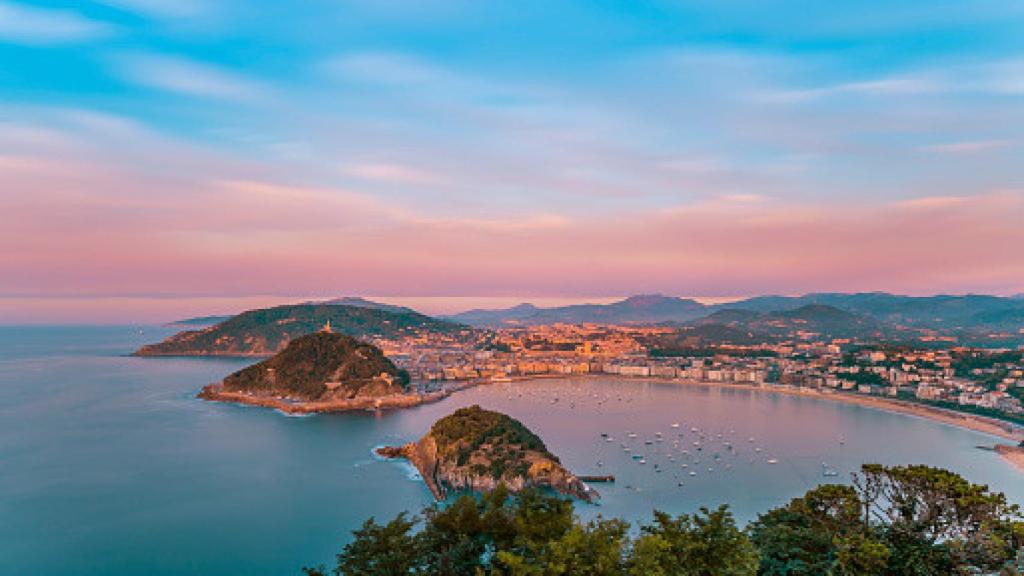 Playa de la Concha de San Sebastián.