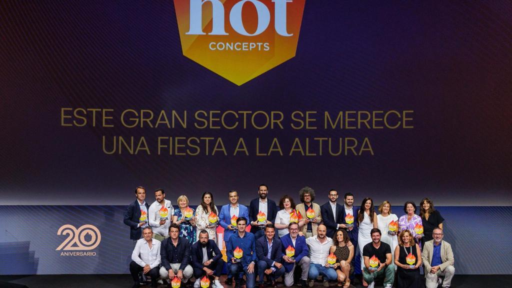 Los ganadores de la 20ª edición de los premios Hot Concept 2023.