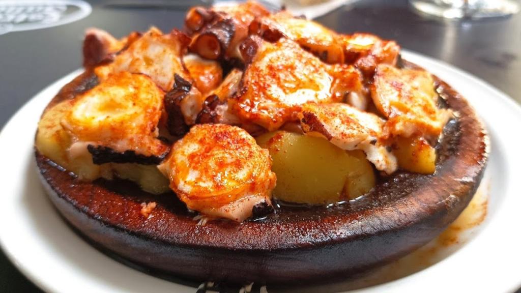 Plato de pulpo en el bar Zurich.