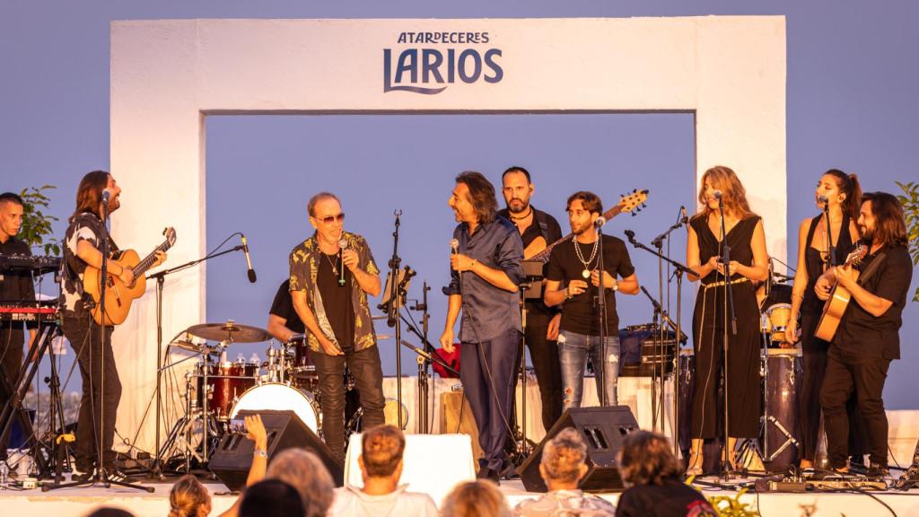 Concierto de Antonio Carmona con Nacho García Vega en el Balneario de Málaga.