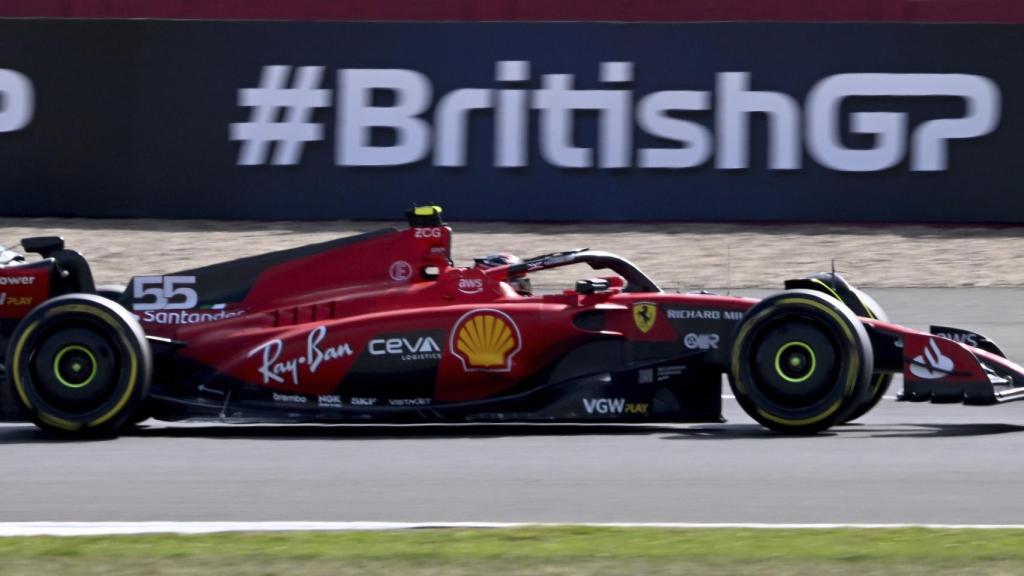 Carlos Sainz, en Silverstone.