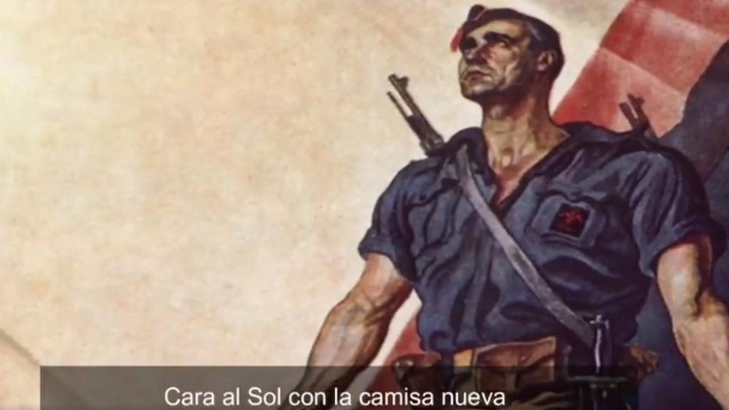 Vídeo de Falange cuya difusión se ha paralizado.