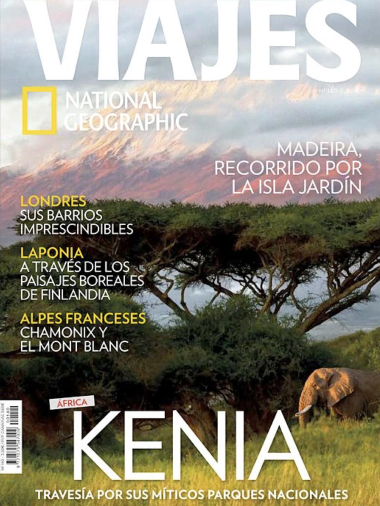 Portada de Viajes con fotografía de Marina Cano