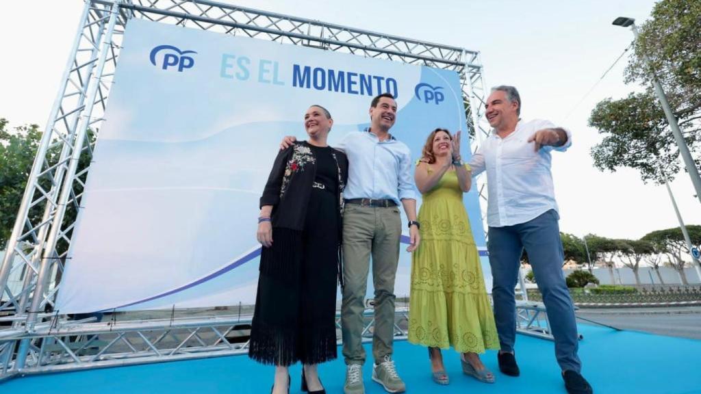 Un momento del acto del PP en Torremolinos.