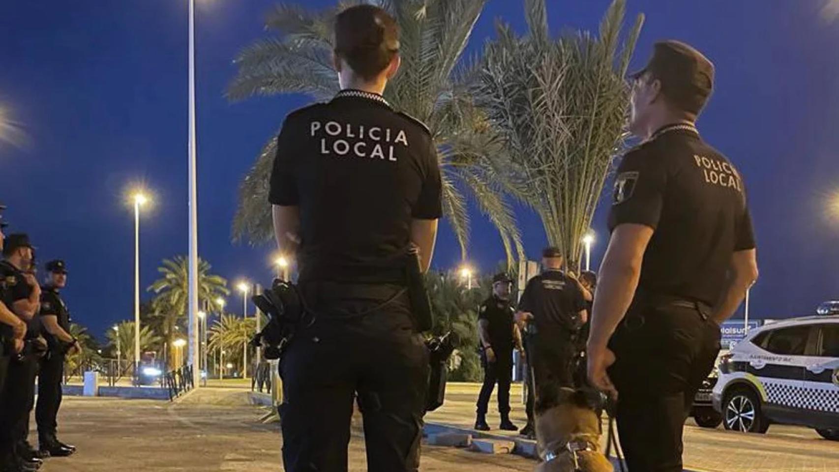 Foto de archivo de la Policía Local de Elche.
