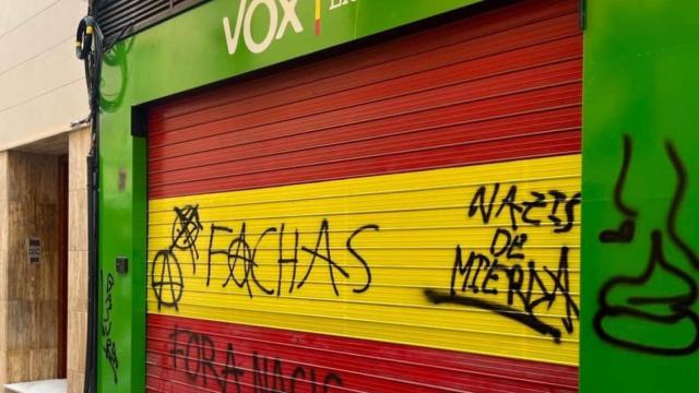 Así ha quedado la fachada.