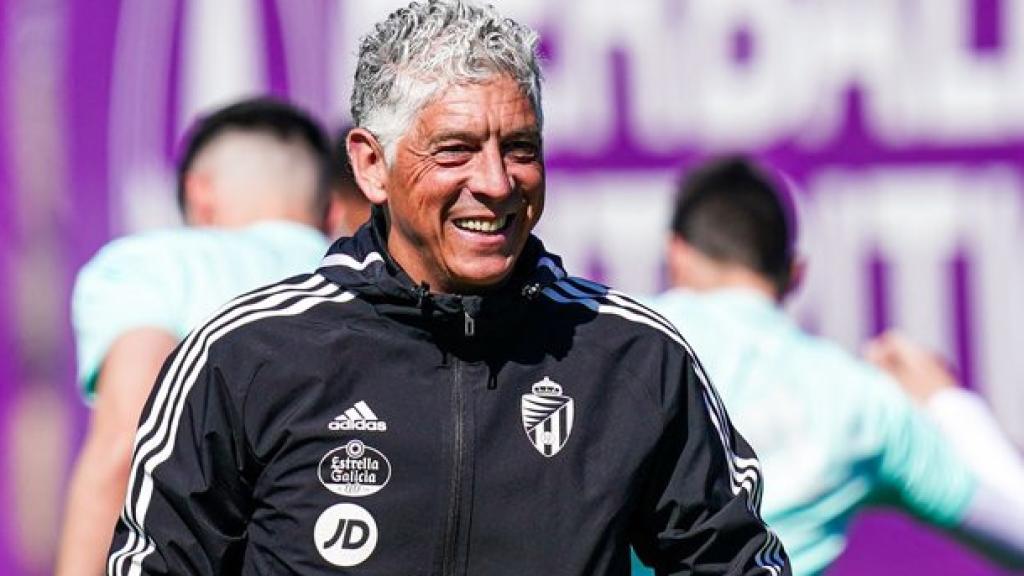 Santisteban durante un entrenamiento en los Anexos.
