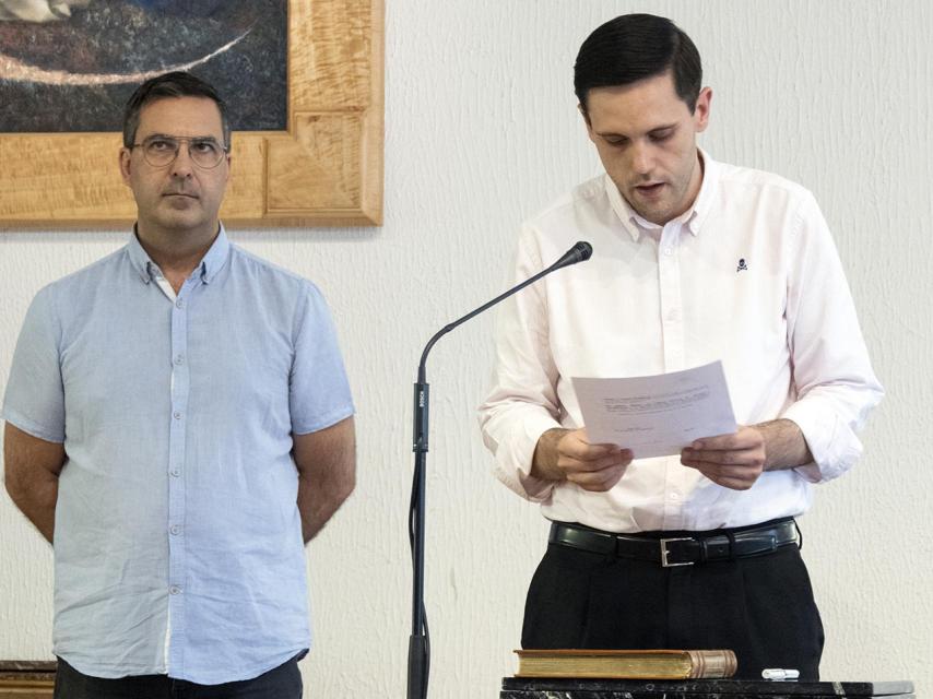 Juramento de fidelidad de Jorge Polo y Mario Martín