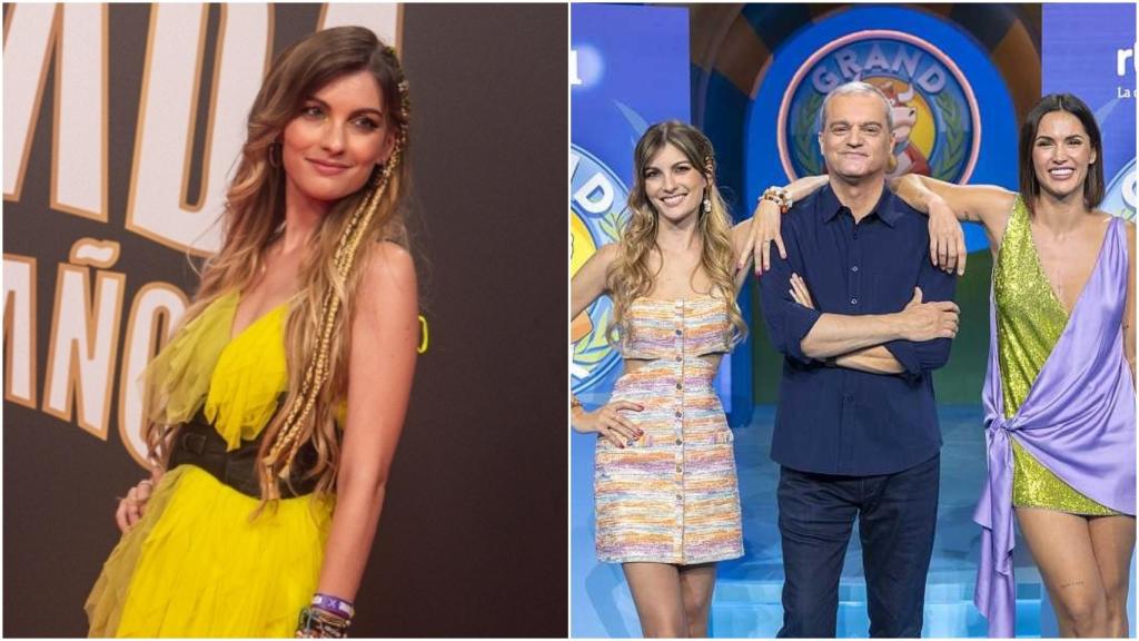 A la izquierda, la 'streamer' Cristinini. A la derecha, ella junto a Ramón García y Michelle Calvó.