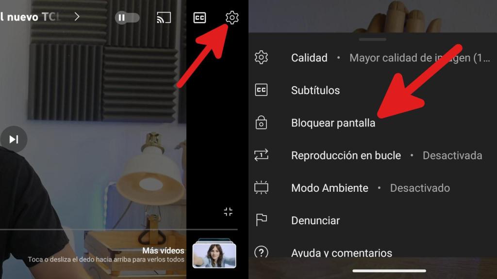 La nueva función de bloqueo de pantalla de YouTube