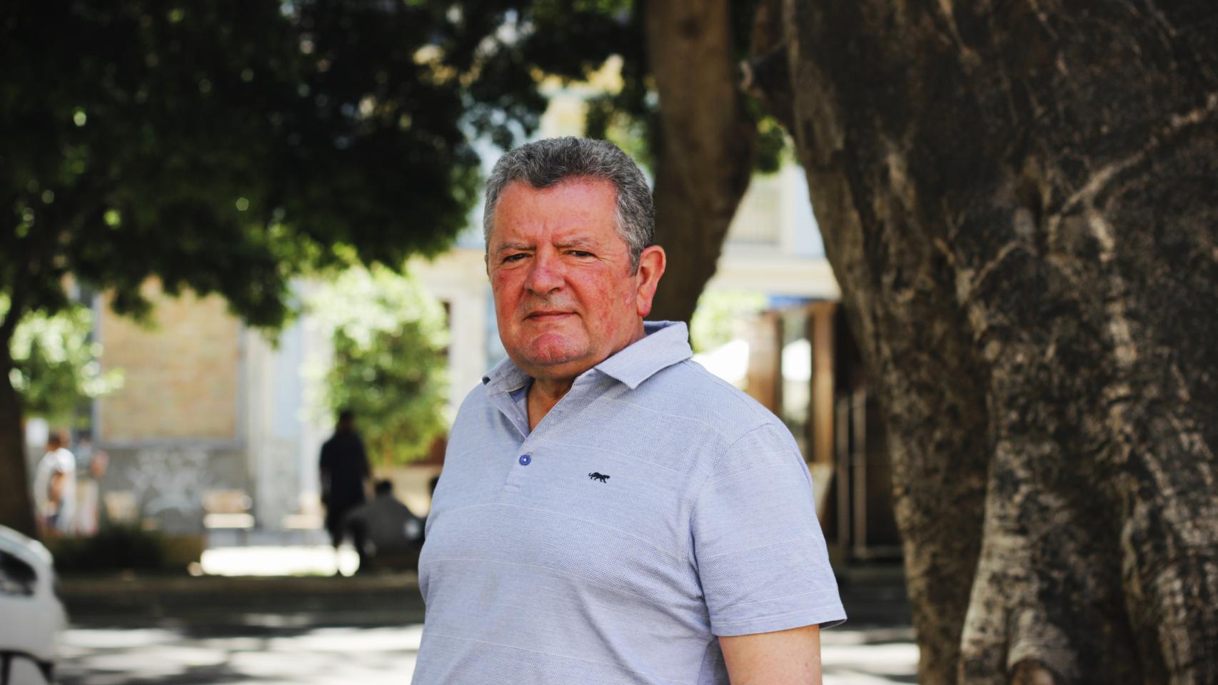 Antonio Diéguez, en la Alameda Principal.