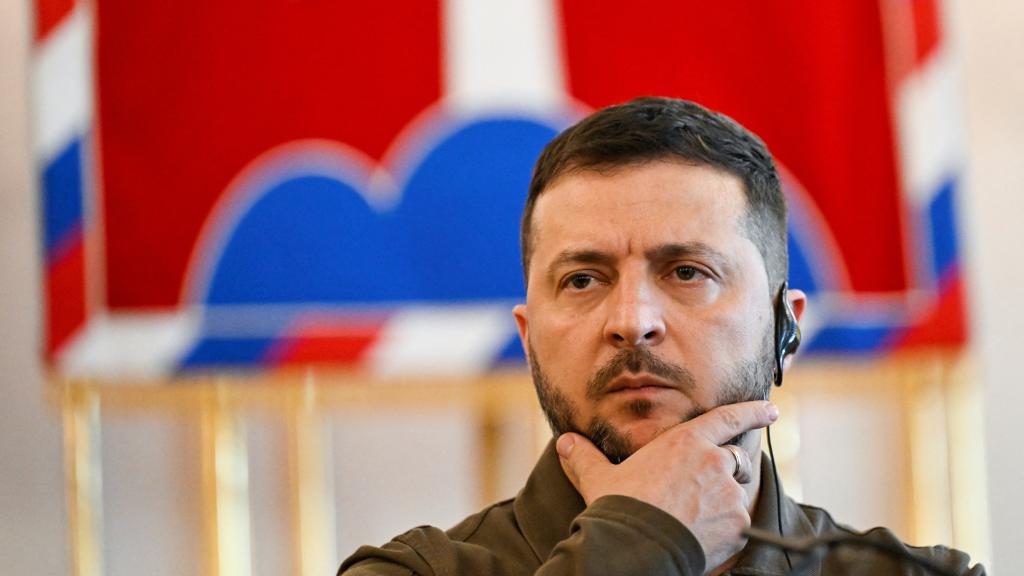 El presidente de Ucrania, Volodímir Zelenski.