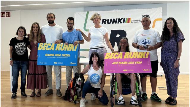Acto de entrega de las becas Runki-Vegalsa-Eroski este viernes