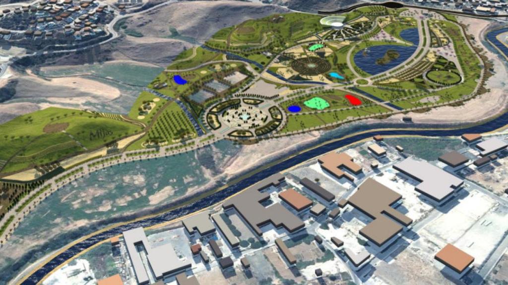 Otra de las vistas del futuro Gran Parque de la Costa del Sol.