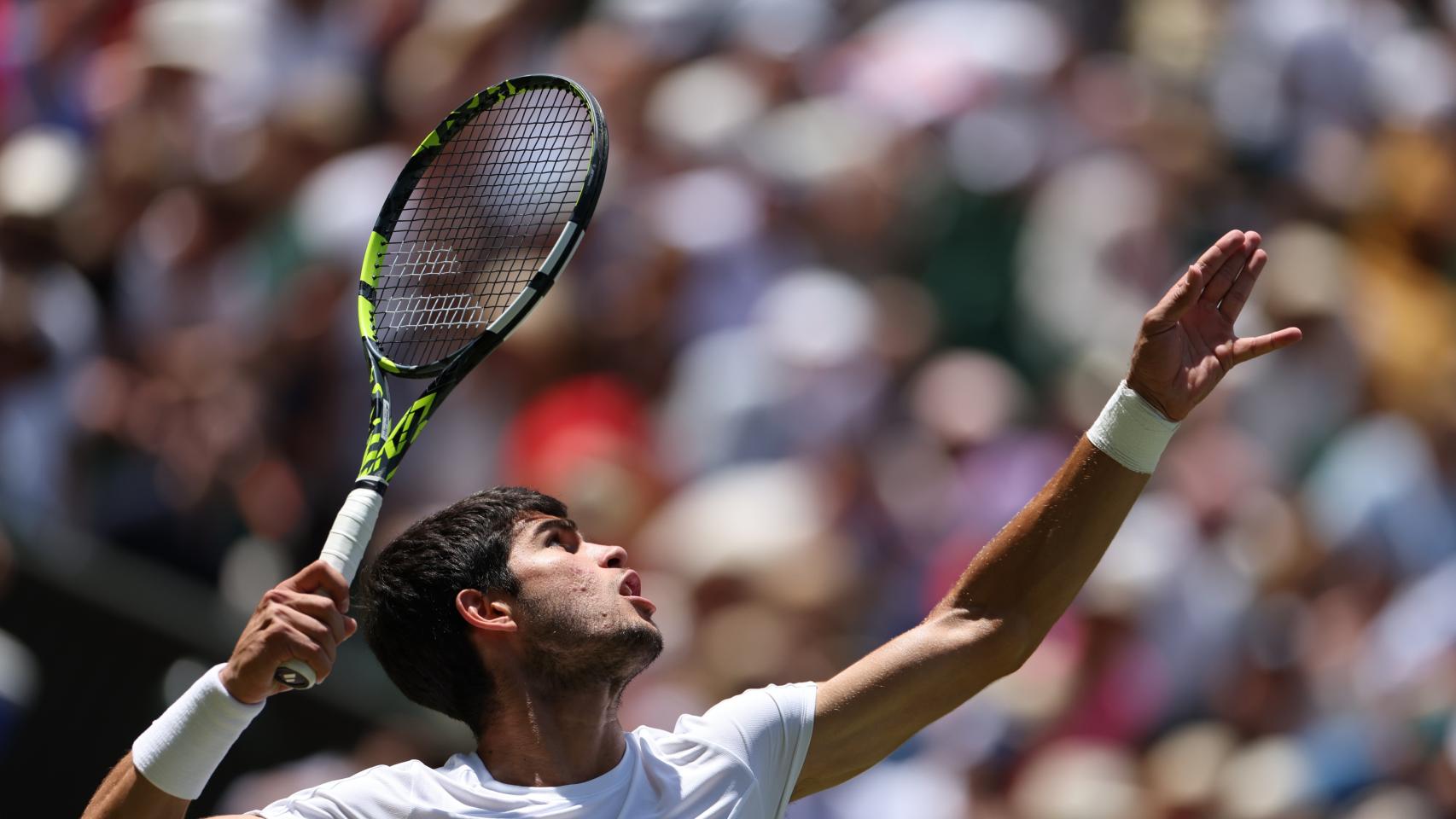 Carlos Alcaraz, en Wimbledon 2023