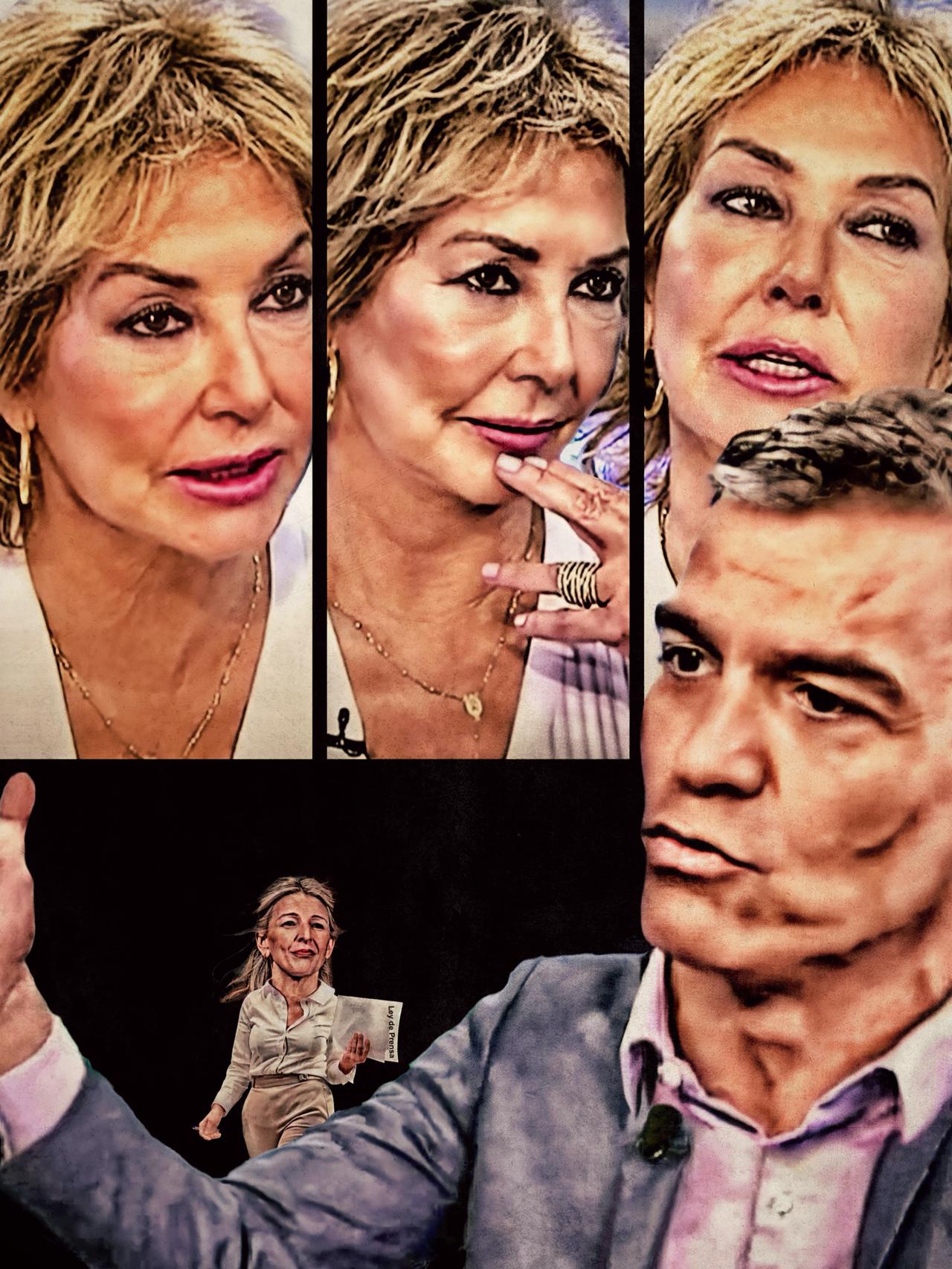 Los tres pasmos de Ana Rosa ante Sánchez.