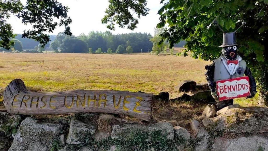 Punto de partida de la ruta por San Clodio, Outeiro de Rei. Foto: Wikilck
