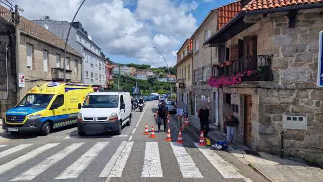Imagen de los medios que acudieron al punto del siniestro.