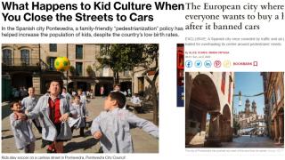 A la izquierda, la publicación de Bloomberg y, a la derecha, la de Daily Express.