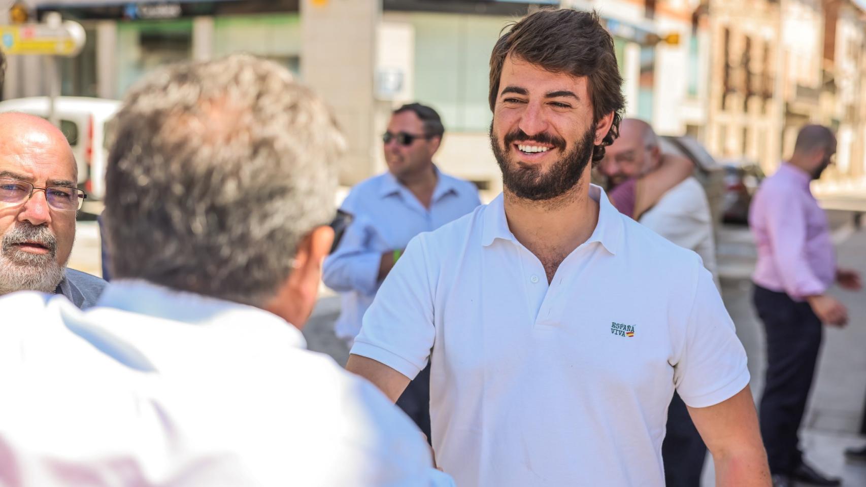 El vicepresidente Juan García-Gallardo en otra visita a Segovia. Imagen de archivo