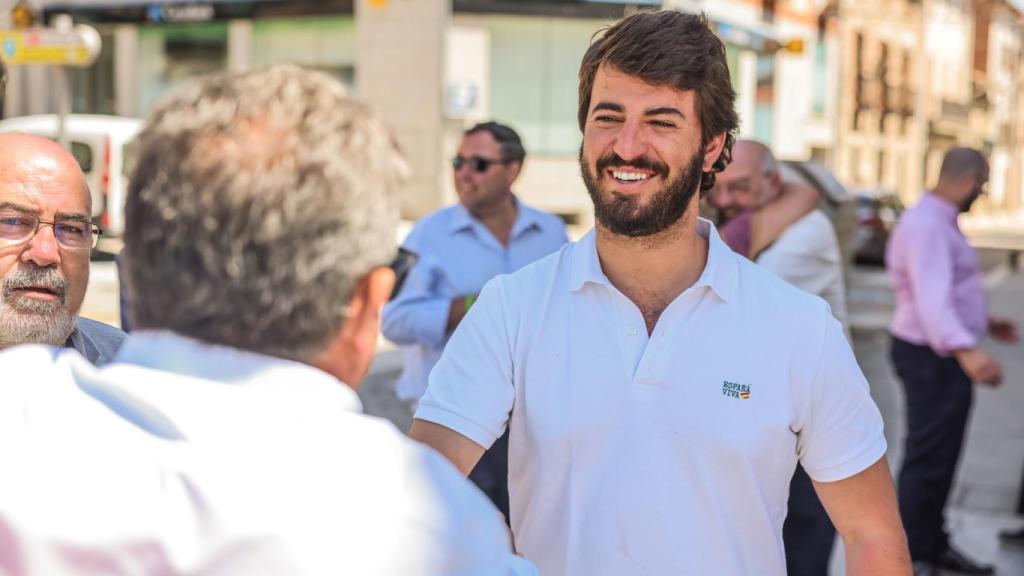 El vicepresidente Juan García-Gallardo en otra visita a Segovia. Imagen de archivo