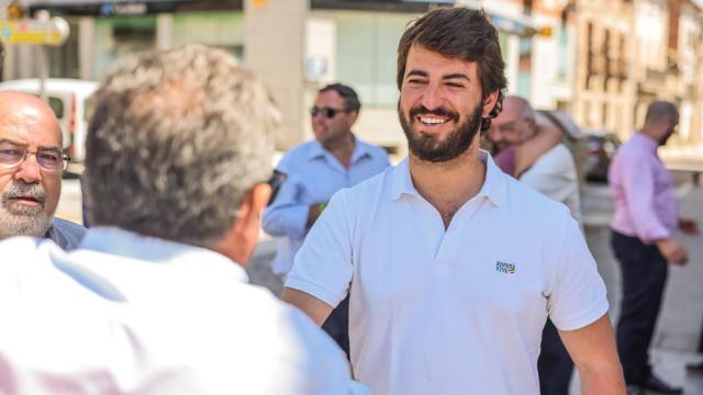 El vicepresidente Juan García-Gallardo en otra visita a Segovia. Imagen de archivo