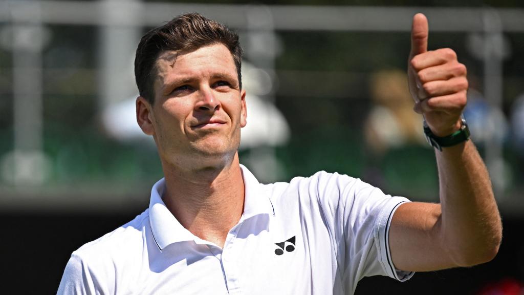 Hubert Hurkacz, en Wimbledon 2023