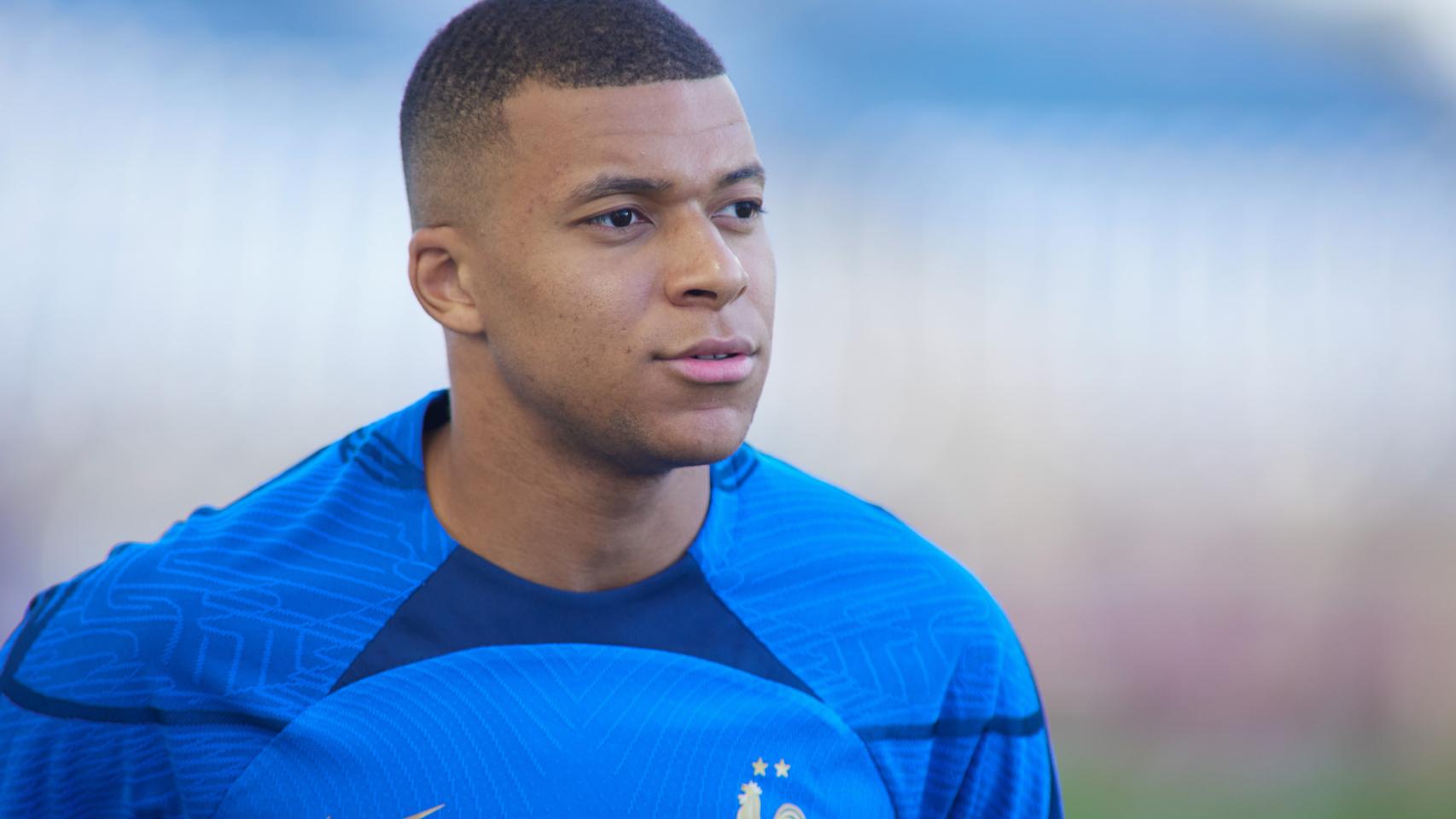 Kylian Mbappé, con la selección de Francia