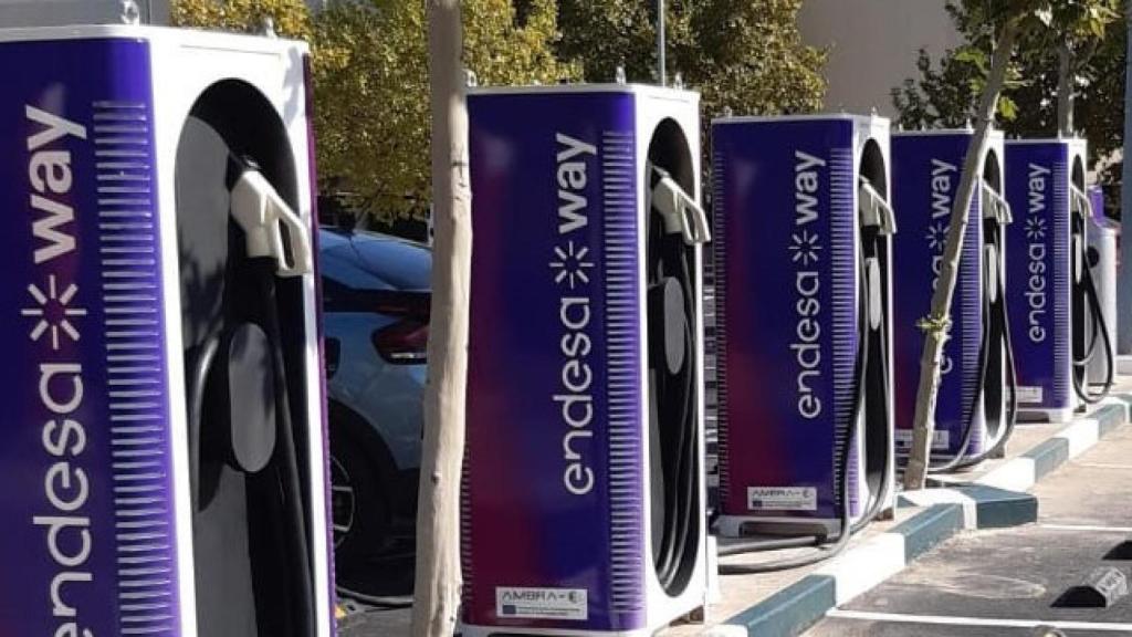 Estación de recarga de Endesa X Way.