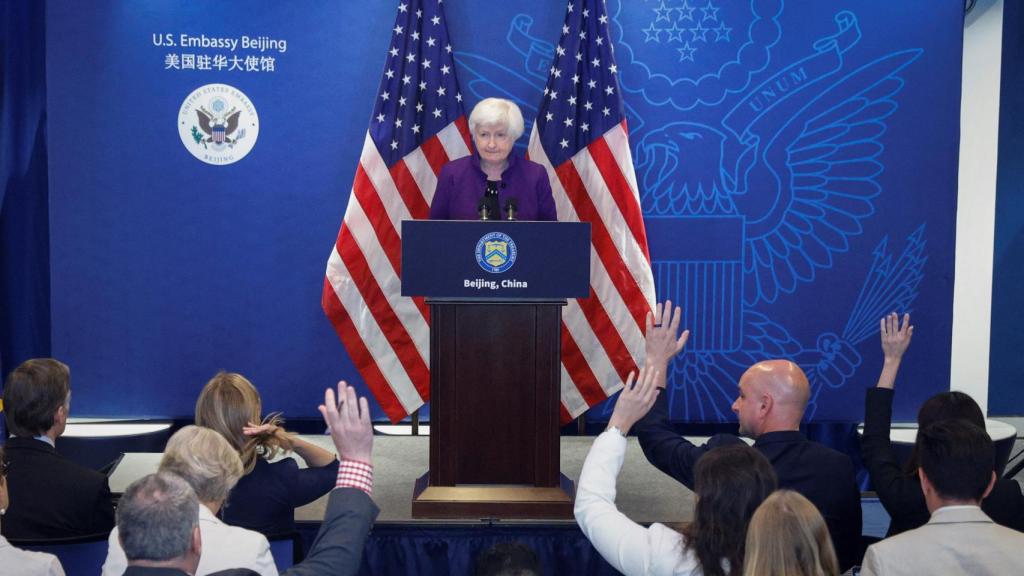 La secretaria del Tesoro estadounidense, Janet Yellen