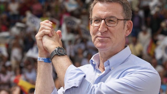 El líder del PP nacional y expresidente de la Xunta, Alberto Núñez Feijóo.