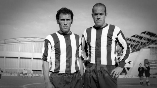 Amancio Amaro y Luis Suárez.