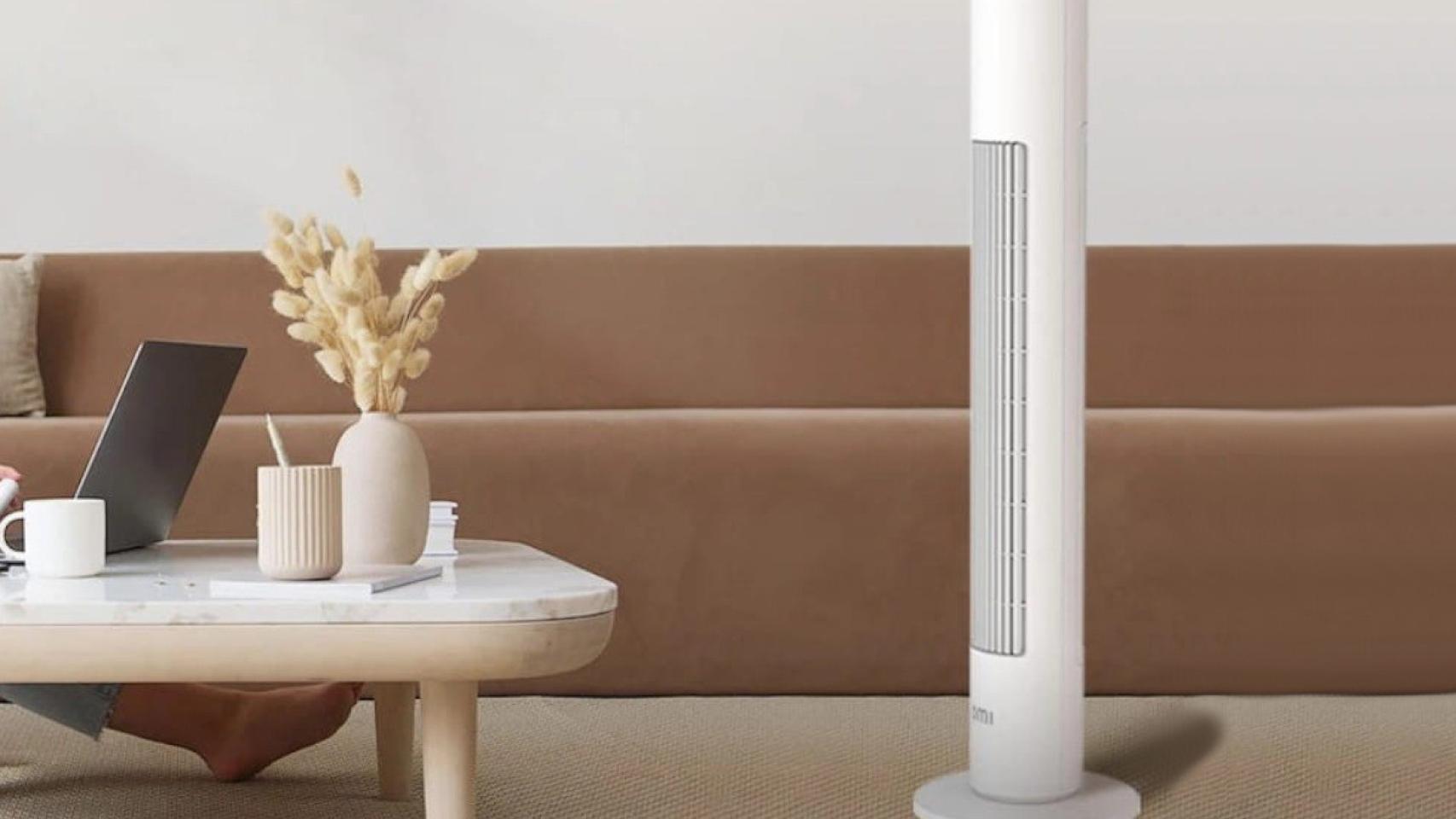 Este ventilador de torre Xiaomi perfecto para verano ¡está rebajado un 29% en Carrefour!