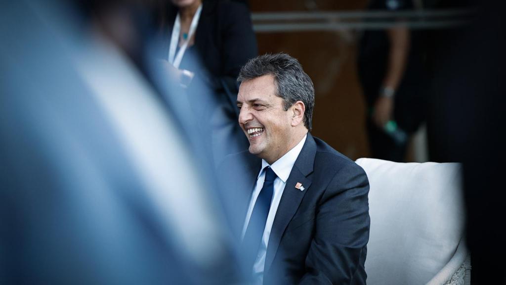 Sergio Massa, ministro argentino de Economía y candidato por UP a la presidencia, el pasado 3 de julio.