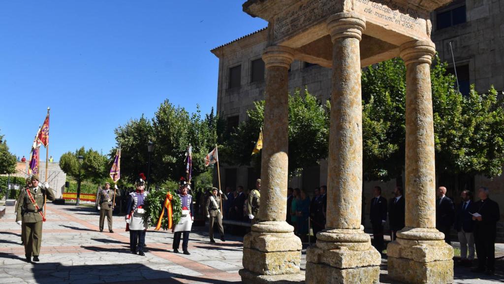Homenaje al general Herrasti en Ciudad Rodrigo