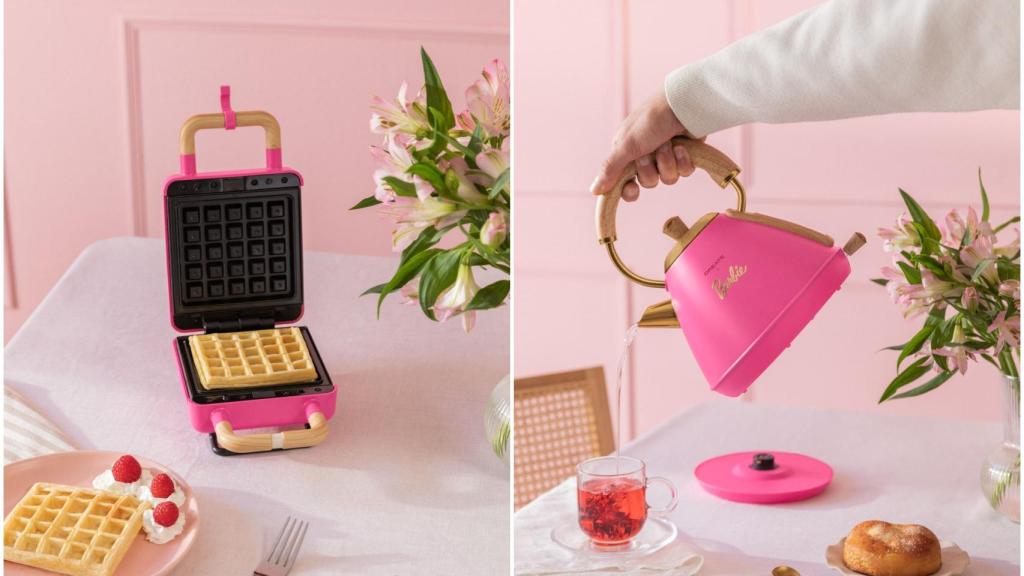 La sandwichera,grofera y la kettle de Barbie