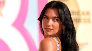 Dua Lipa, en la presentación de 'Barbie'.