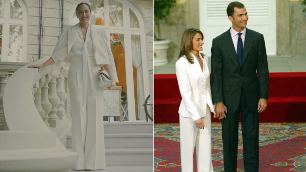 Tamara Falcó también se habría inspirado en Letizia para su look de preboda.