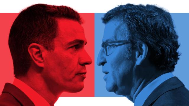 Pedro Sánchez y Alberto Núñez Feijóo.