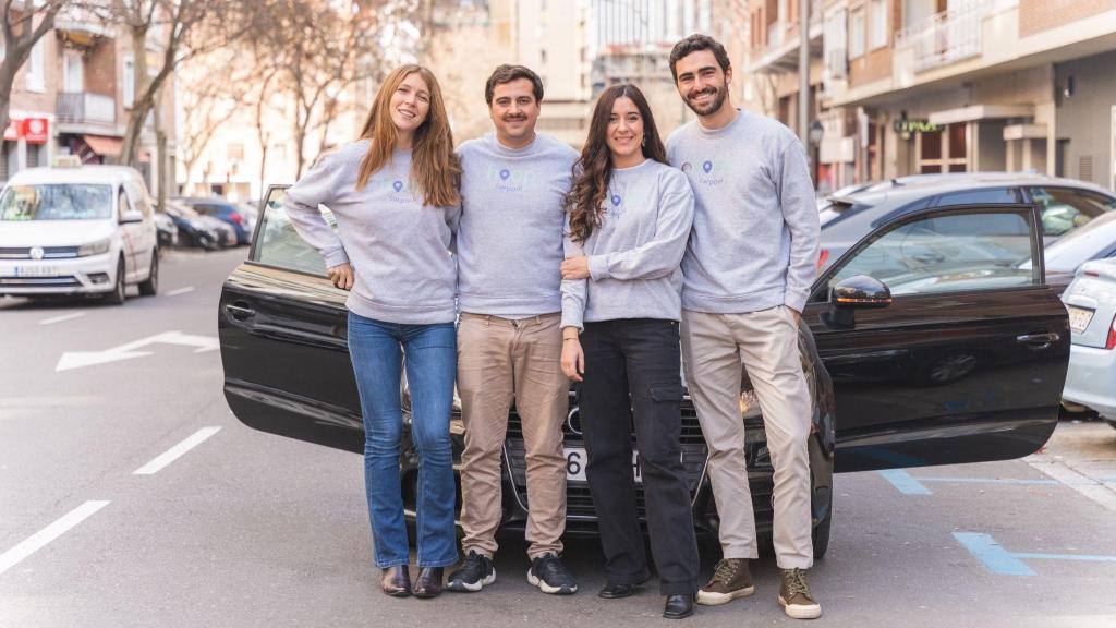 El equipo fundador de Hoop Carpool.
