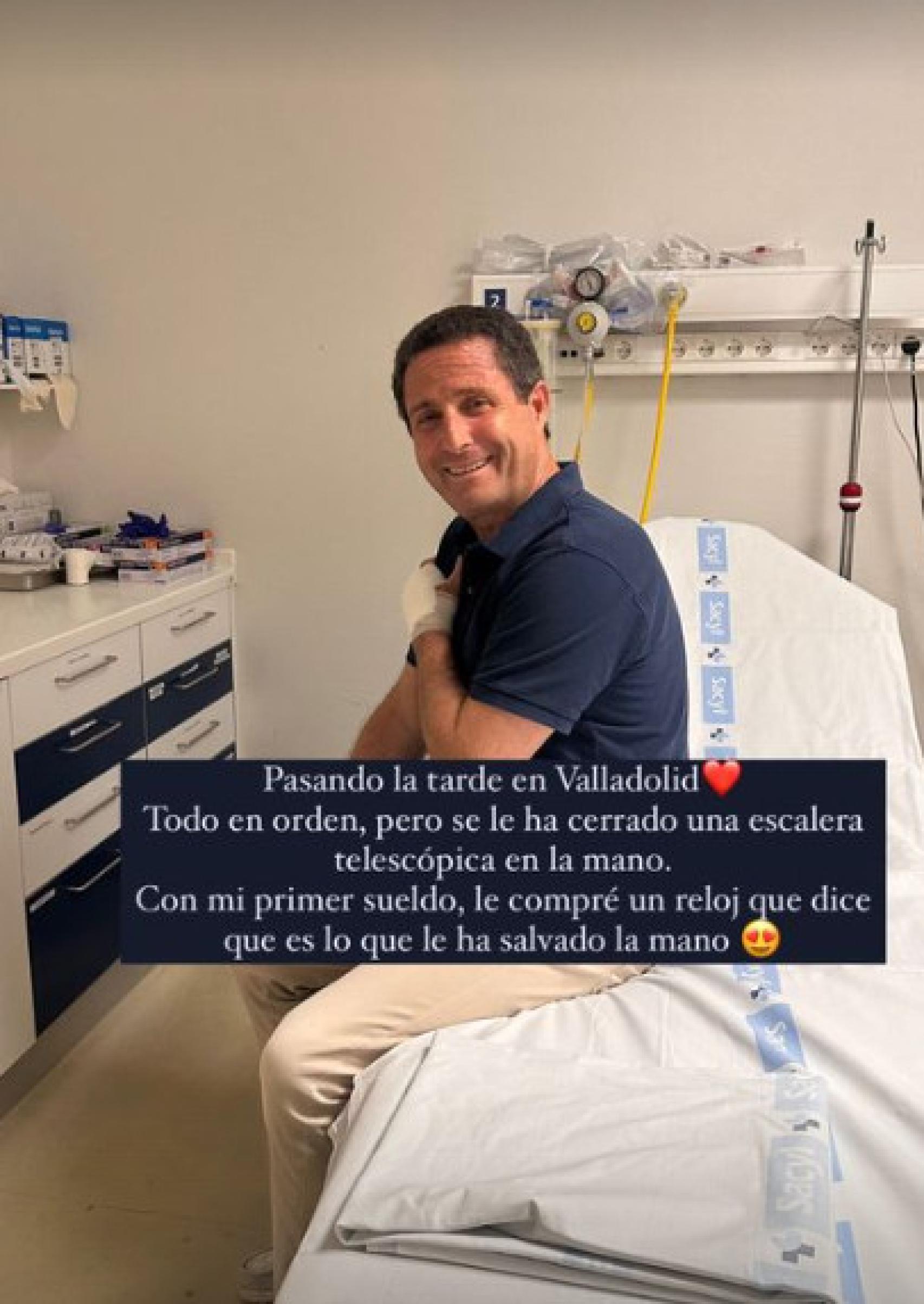 Víctor Pombo en el Hospital Universitario Río Hortega de Valladolid